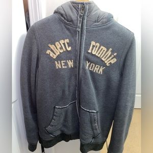 Abercrombie Full Zip Up Sweater.